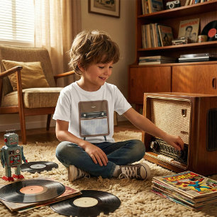 Mid Century Vintage Radio Retro Music Lover T-Shirt