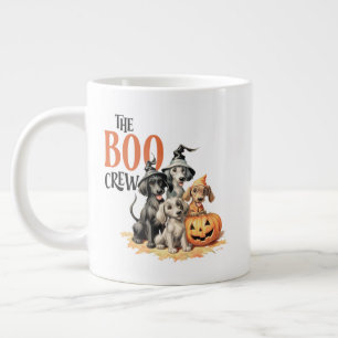 Mid-Century Vintage Style "The Boo Crew"  Large Coffee Mug