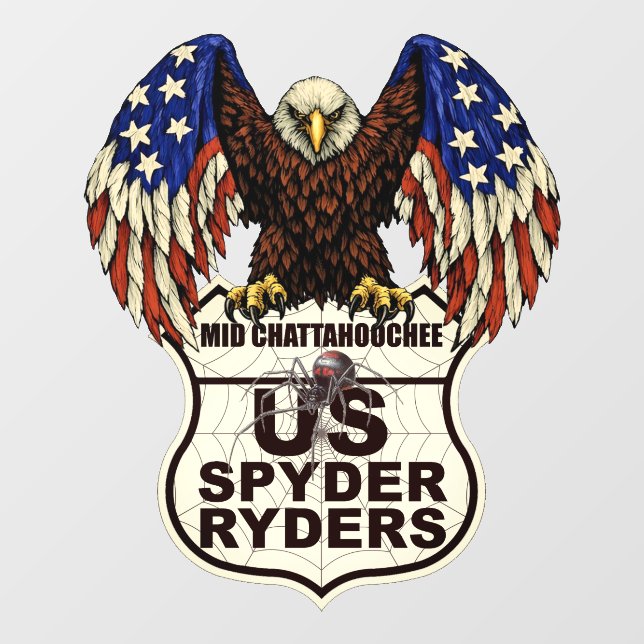 Mid Chattahoochee Chapter - Decal Eagle Logo (Sheet)