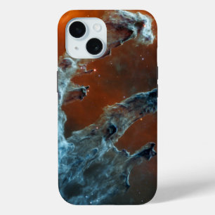 Mid-Infrared The Pillars Of Creation. iPhone 15 Case