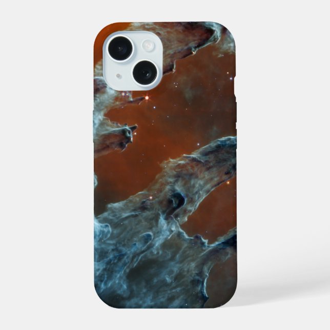 Mid-Infrared The Pillars Of Creation. iPhone 15 Case (Back)
