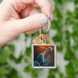 Mid-Infrared The Pillars Of Creation. Key Ring
