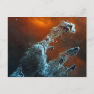 Mid-Infrared The Pillars Of Creation. Postcard
