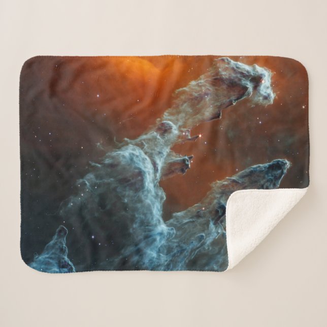 Mid-Infrared The Pillars Of Creation. Sherpa Blanket (Front (Horizontal))