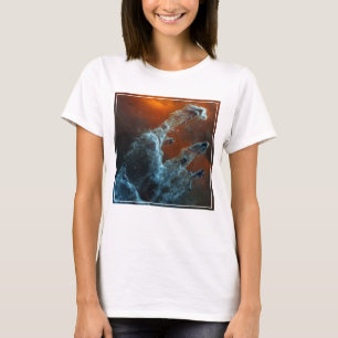 Mid-Infrared The Pillars Of Creation. T-Shirt