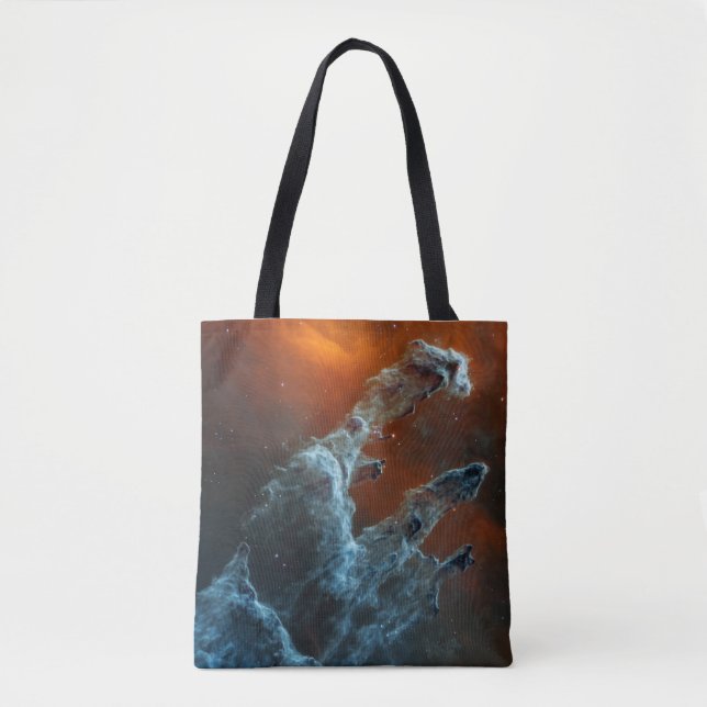 Mid-Infrared The Pillars Of Creation. Tote Bag (Front)