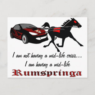 Mid-Life Rumspringa Postcard