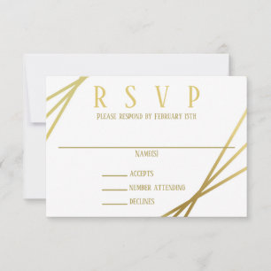 Mid Mod Design - RSVP Invitation