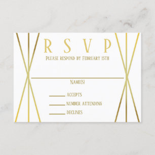 Mid Mod Design - RSVP Invitation