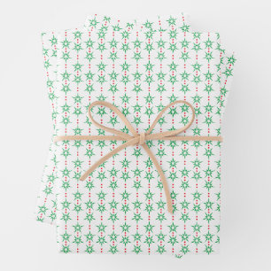 Mid Mod Garland Fleece Blanket (3 Sizes) Wrapping Paper Sheet