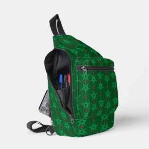 Mid Mod Garland Green  Sling Bag