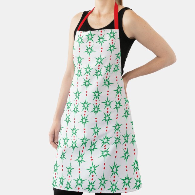 Mid Mod Garland Large Apron (Insitu)