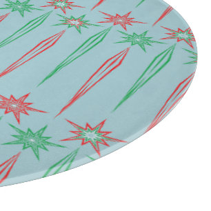 Mid Mod Icicles Glass Cutting Board