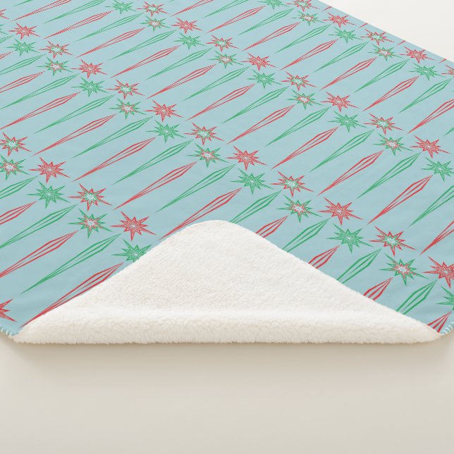 Mid Mod Icicles Sherpa Blanket (3 Sizes) (3/4)