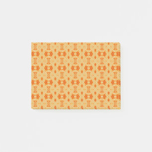 Mid Mod Lemon Slices and Orange Juice Pattern Post-it Notes