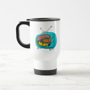 Mid Mod Money Retro TV Travel Mug