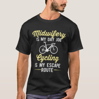 Mid Ob Cyclist Bicycle Cycling Midry T-Shirt