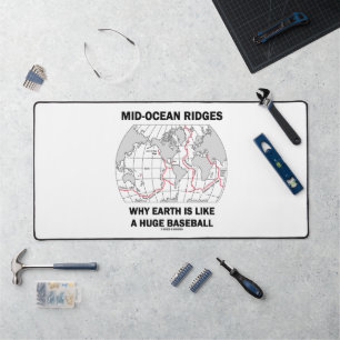 Mid-Ocean Ridges Why Earth Like Huge Baseball Desk Mat