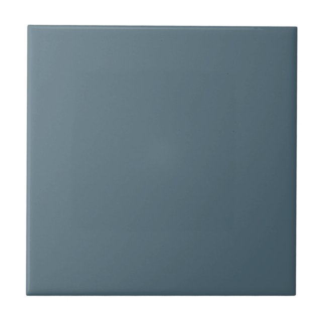 Mid Shade Ash Grey Solid Colour Tile (Front)