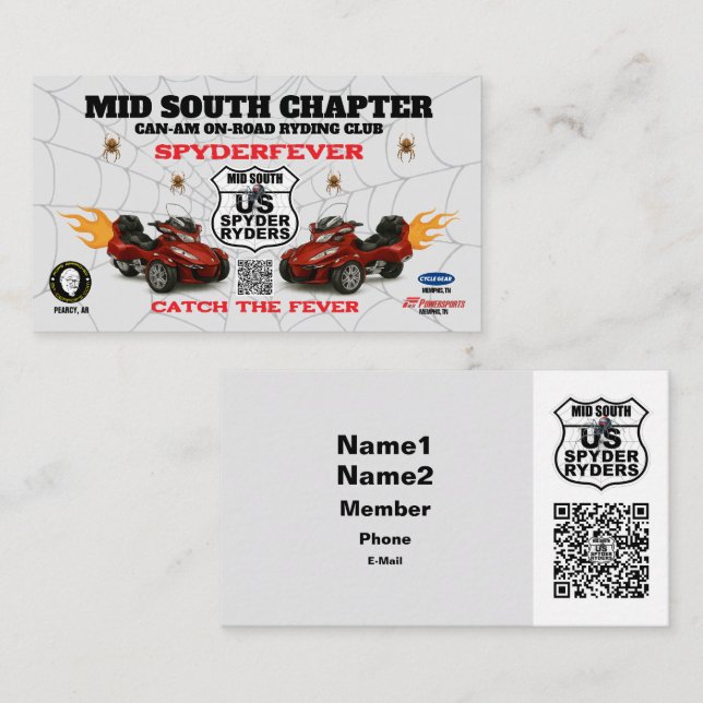 Mid South Chapter - Business Card (Front/Back)