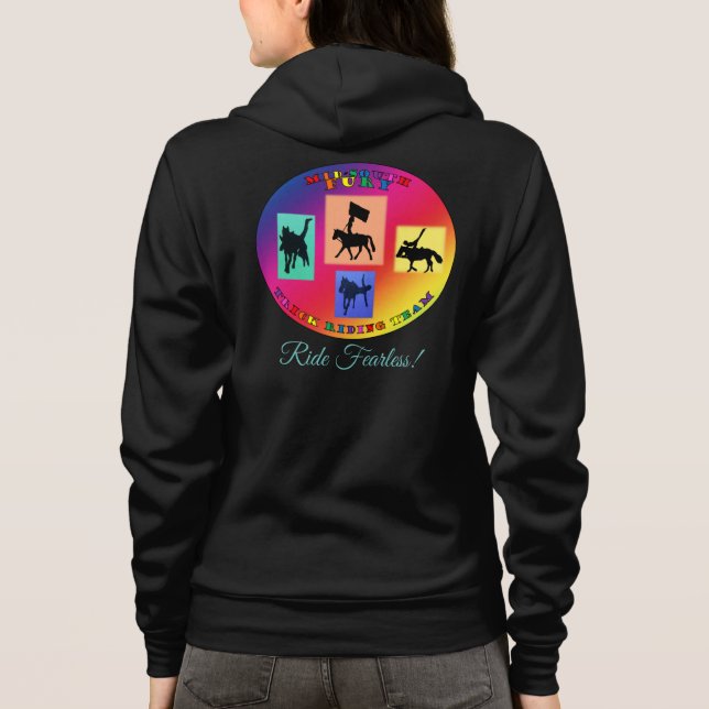 Mid-South Fury zip up Hoodie  (Back)