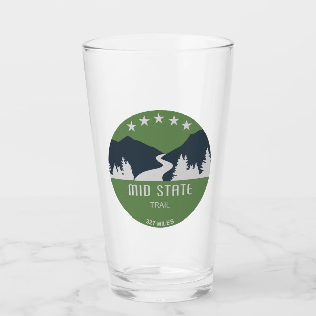 Mid State Trail Pennsylvania Glass (Front)