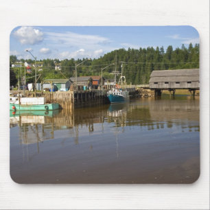 Mid tide at the Bay of Fundy at St. Martins, New Mouse Mat