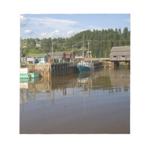 Mid tide at the Bay of Fundy at St. Martins, New Notepad