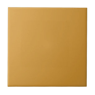 Mid-tone Golden Brown Yellow Solid Colour SW 6685 Tile
