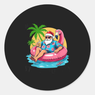 Mid Year Rert Still Naughty Funny Christmas In Jul Classic Round Sticker