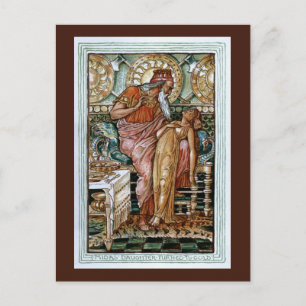 Midas' Daughter turned To Gold Postcard