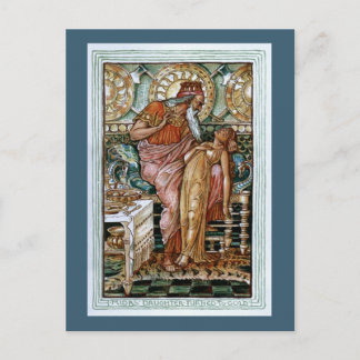 Midas' Daughter Turned To Gold Postcard