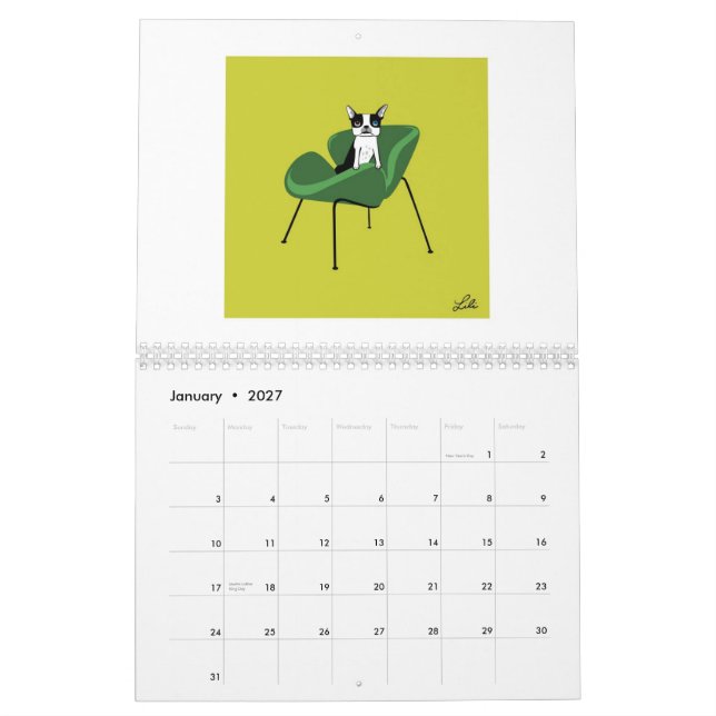 Midcentury Boogie Calendar 2015 *reprinted* (Jan 2027)