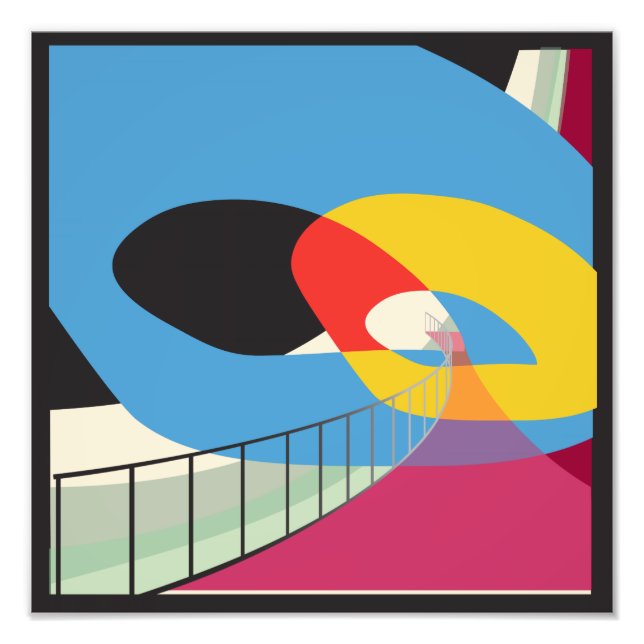 Midcentury Design Icon Eero Saarinen Homage Photo Print (Front)