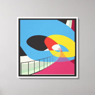 Midcentury Design Icon Saarinen Homage Canvas Print