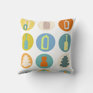 MidCentury Dots - Blanket Cushion