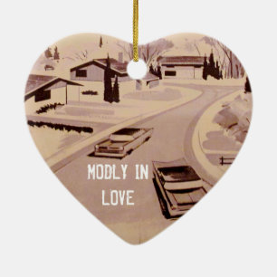 Midcentury Modern Architecture - Modly in Love Ceramic Tree Decoration