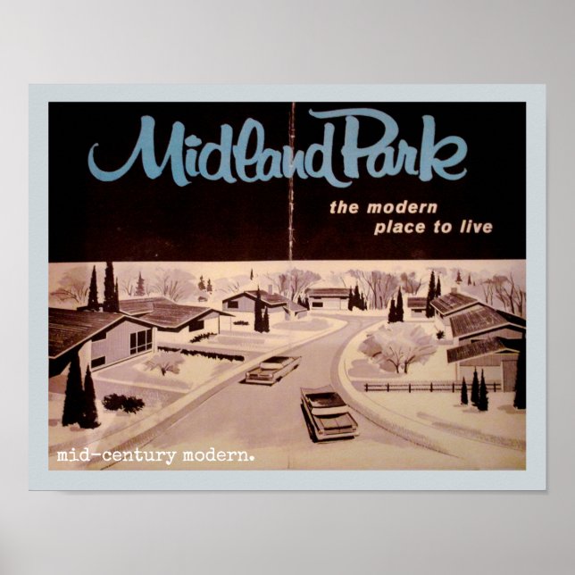Midcentury Modern Architecture Poster (Front)