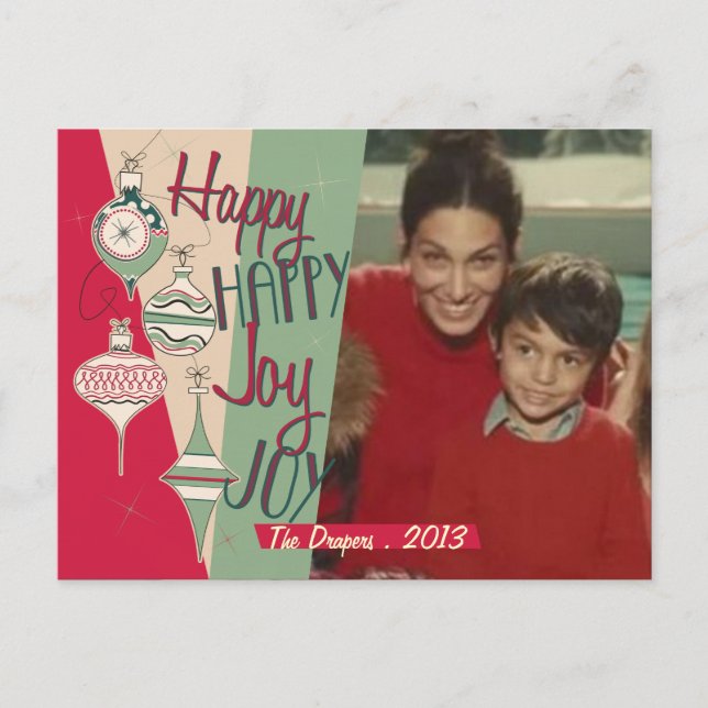 Midcentury Modern Christmas Card (Front)