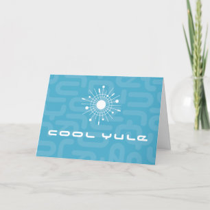 Midcentury Modern Cool Yule Retro Christmas MOD Holiday Card