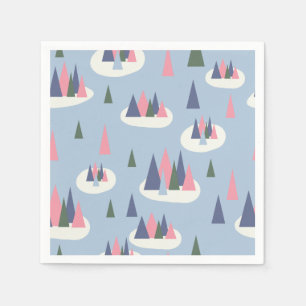 Midcentury Modern Holiday Napkin