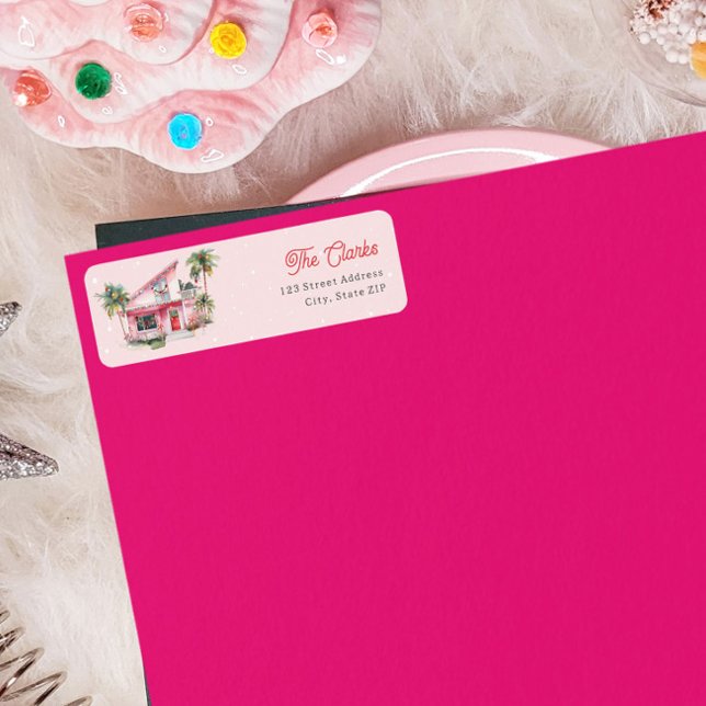 Midcentury Modern House Pink Christmas  (Creator Uploaded)