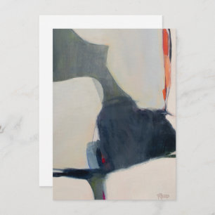 Midcentury Modern Inspired Abstract Art  Card