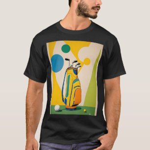 Midcentury Modern Style Golf Clubs T-Shirt