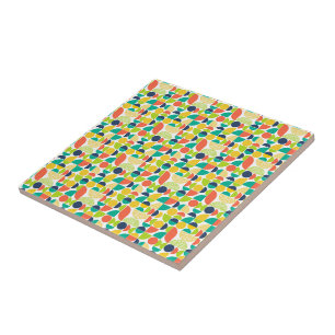 MidCentury Modern Vintage Retro Abstract Art Tile
