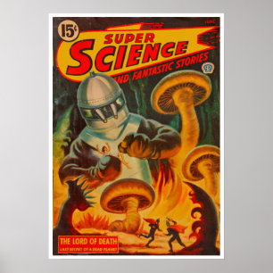 MIDCENTURY PULP MAGAZINE COVER PRINT 