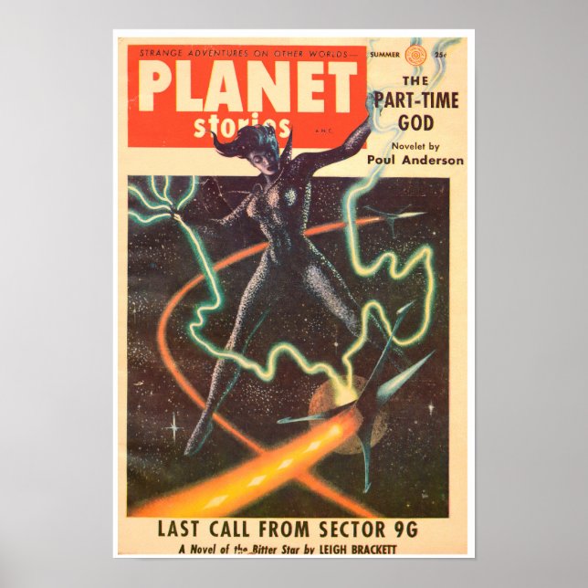 MIDCENTURY PULP MAGAZINE COVER PRINT  (Front)