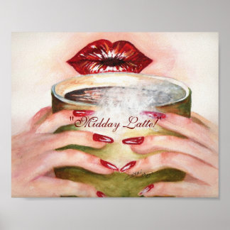 "Midday Latte!"  8x10 Print