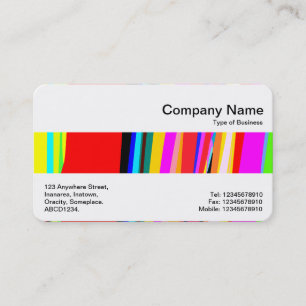 Middle Band - Abstract Colours Business Card