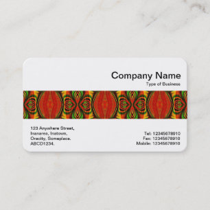 Middle Band - Abstract Geometric Pattern Business Card